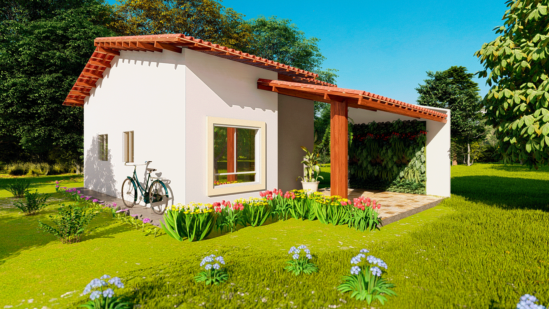 Casa de Campo em um Refúgio BOWL IDEA