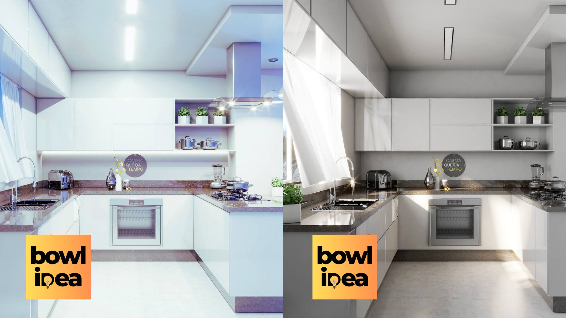 Cozinha com nosso projeto