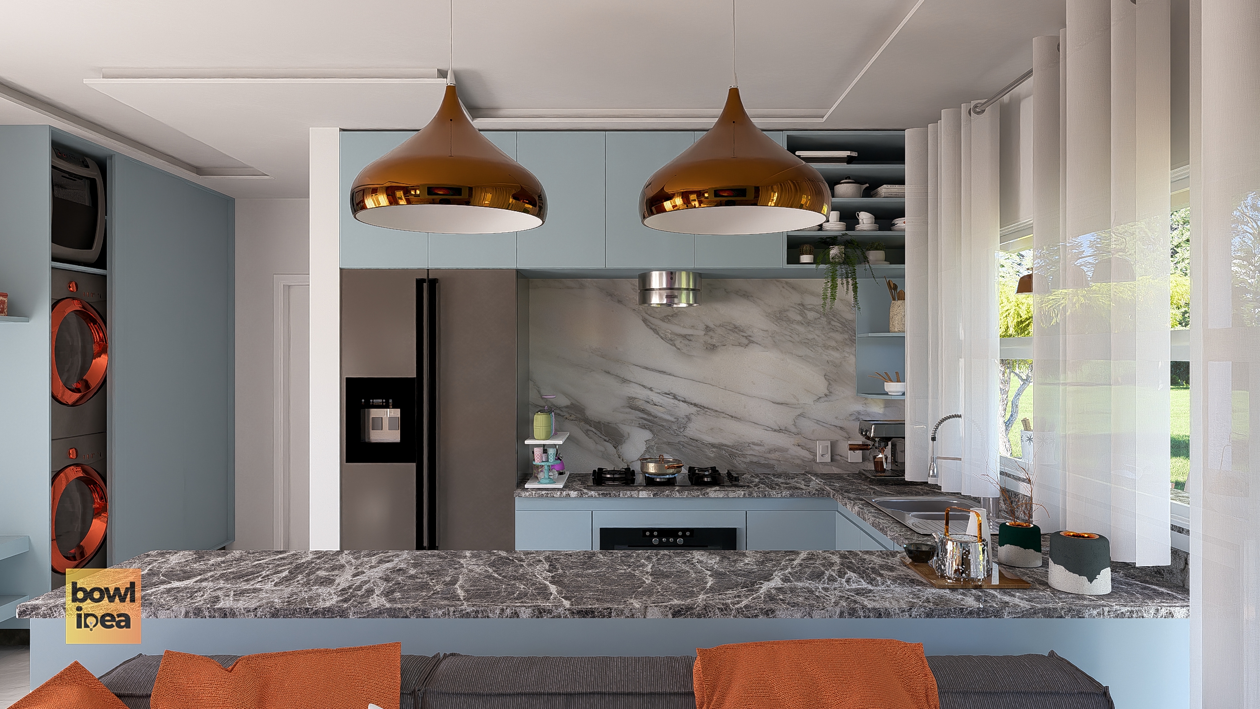 5 Ideias para Integrar Sala e Cozinha com Estilo e Funcionalidade Bowl Idea