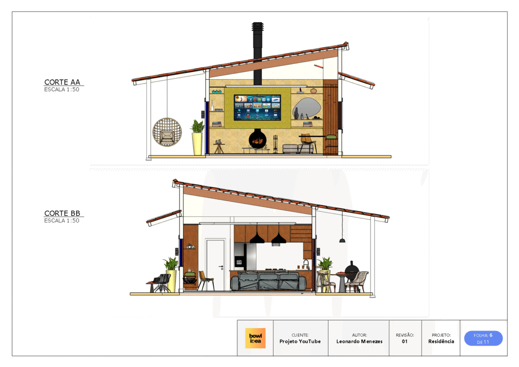 5 Ideias para Integrar Sala e Cozinha com Estilo e Funcionalidade casa-de-campo-pequena-bowl-idea_13