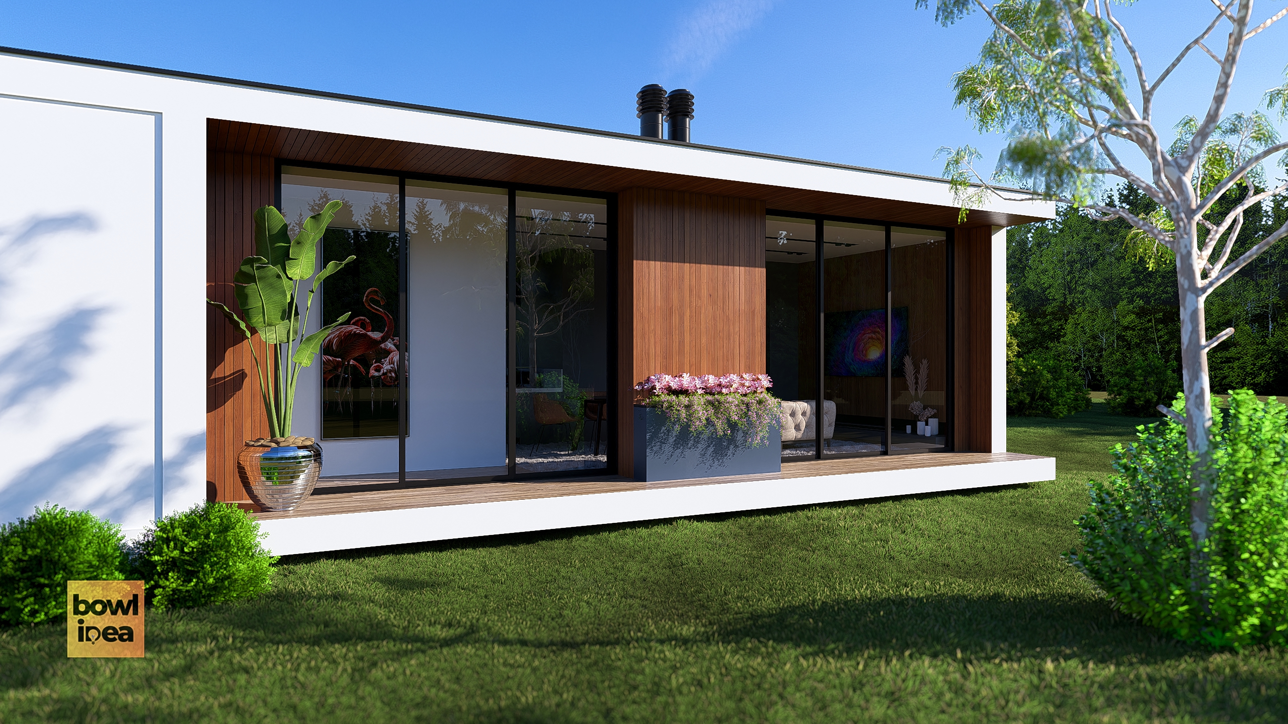 Casa pequena e moderna 5 tendências