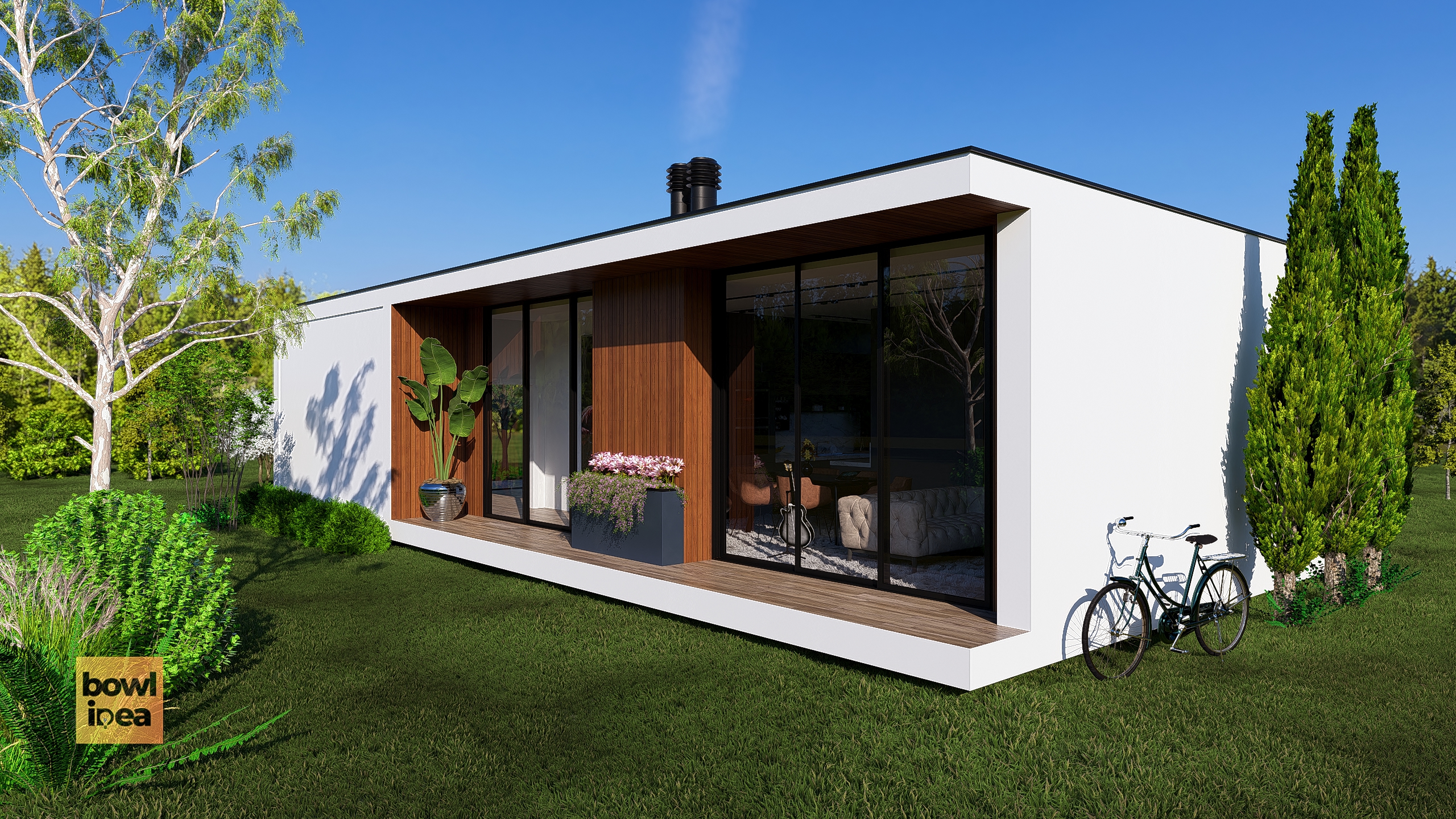 Casa Pequena e Moderna 5 Tendências