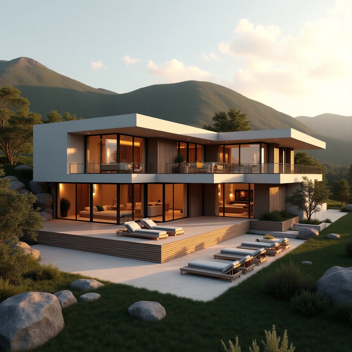 casa de campo moderna