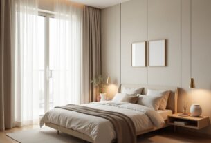 inspiração de quarto minimalista