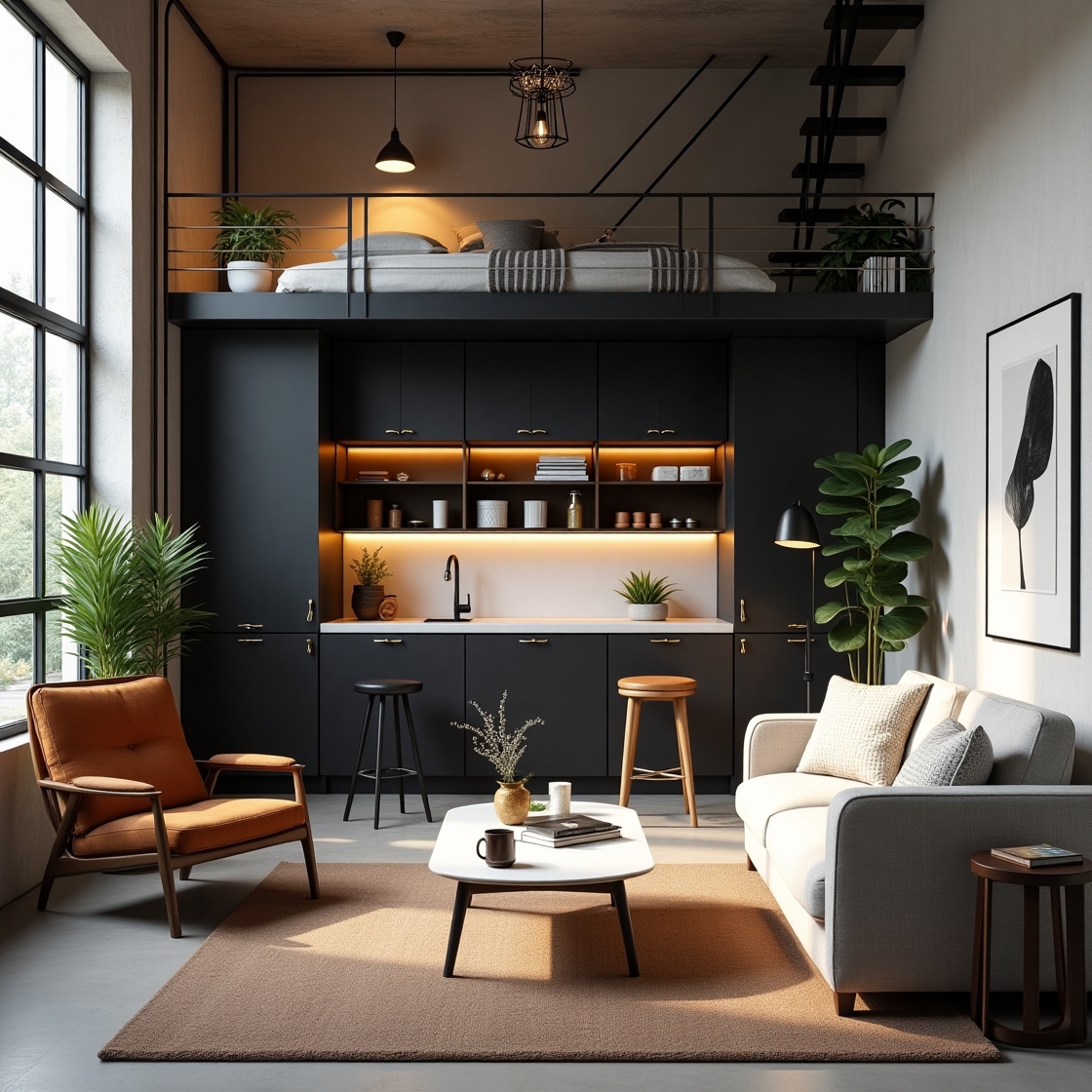 loft moderno pequeno