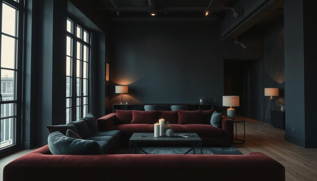 Escolhendo Cores para Ambientes Escuros