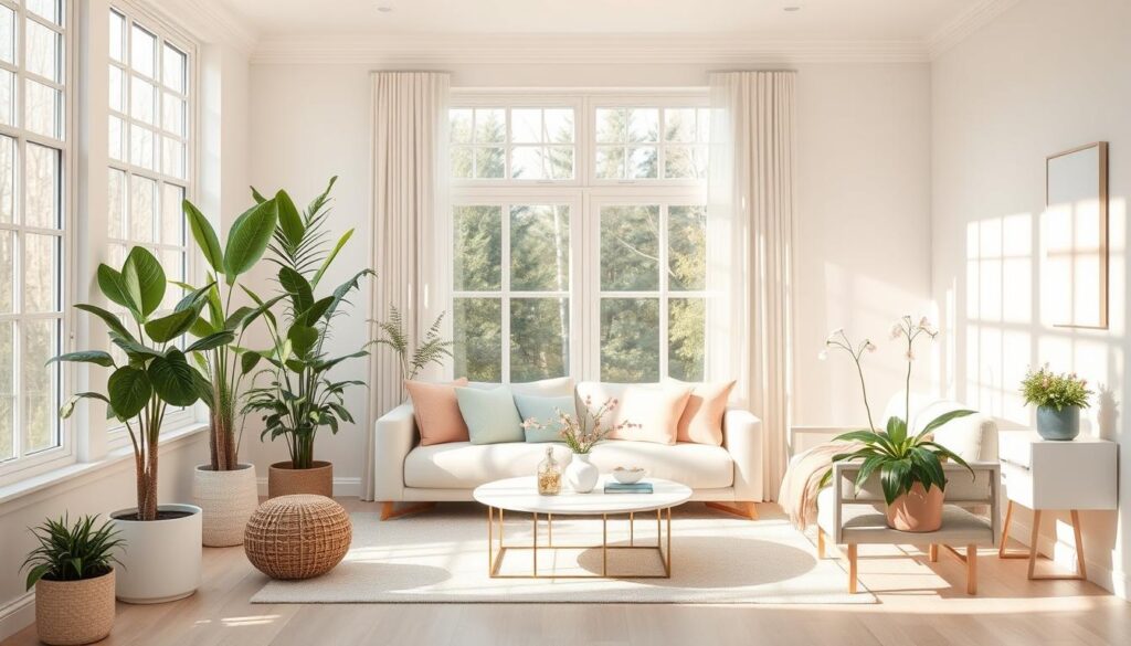 Tendências de Cores e Luminosidade Natural