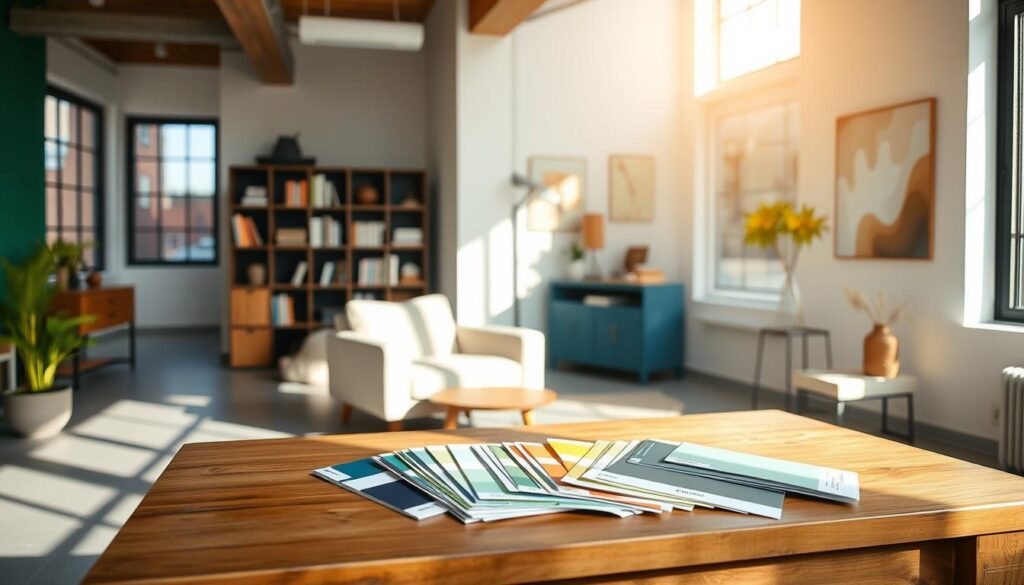Cores para Diferentes Áreas do Loft