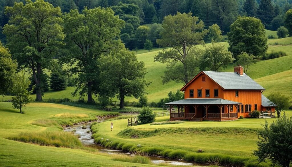 Escolhendo a Cor Ideal para sua Casa de Campo