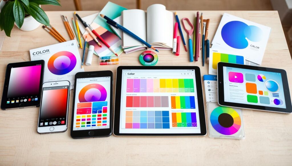 Ferramentas para Escolher Cores de Pintura