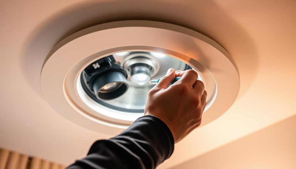 Manutenção da Iluminação Embutida