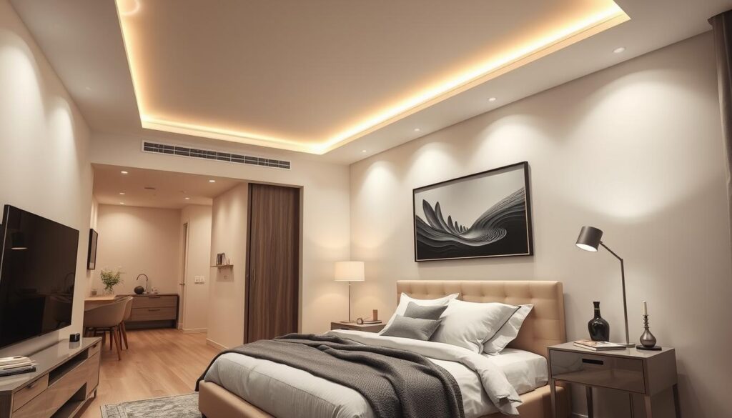 Tendências em decoração com iluminação embutida