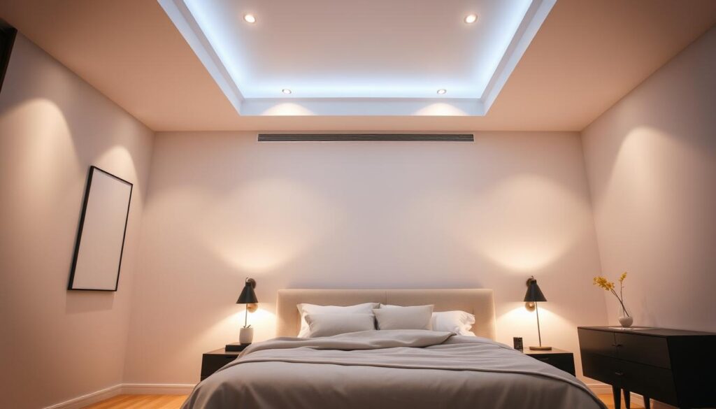 Tendências em Iluminação Embutida para Quartos