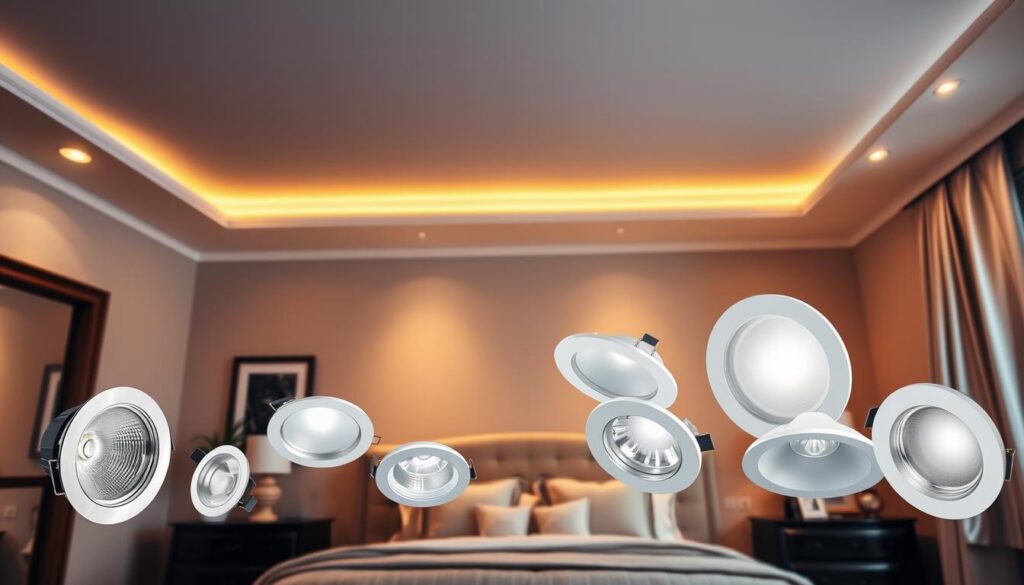 Tipos de iluminação embutida