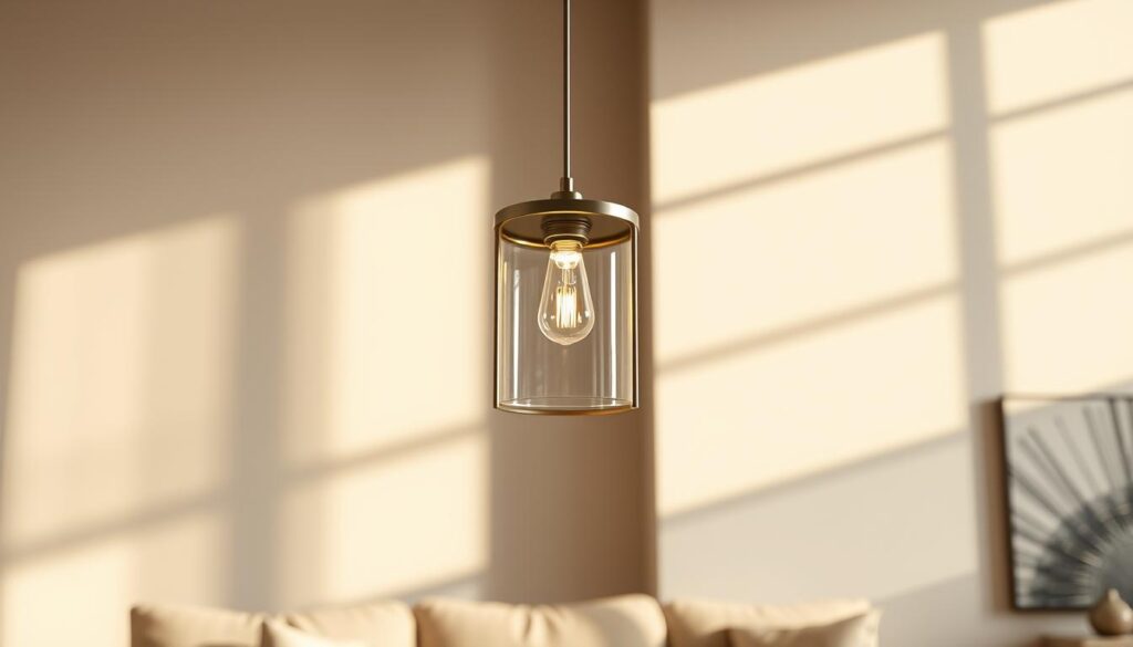 iluminação pendente sala de estar