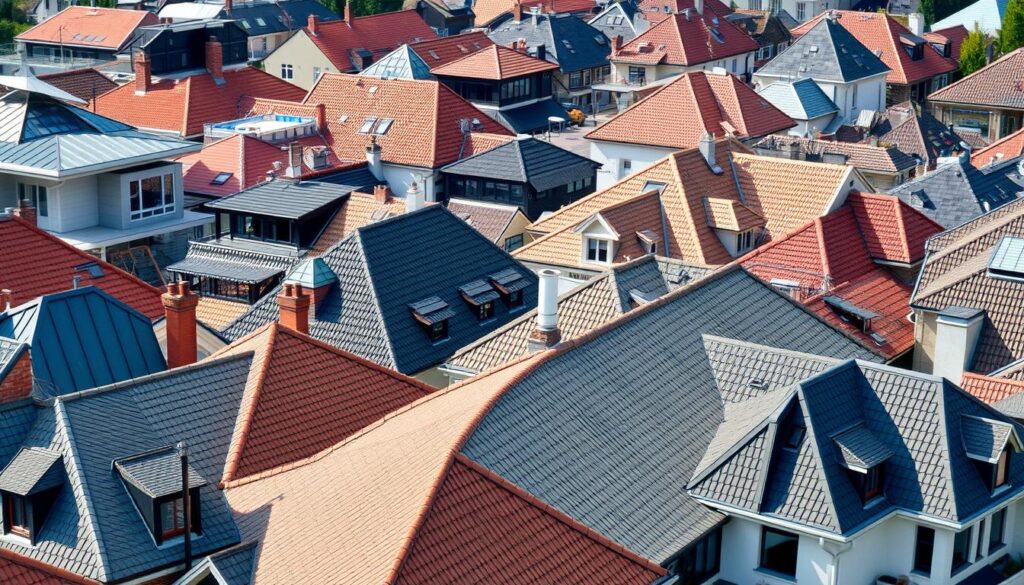 5. Estilos Diferentes de Telhados