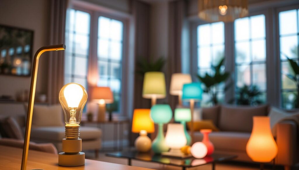 Personalização da iluminação com lâmpadas inteligentes