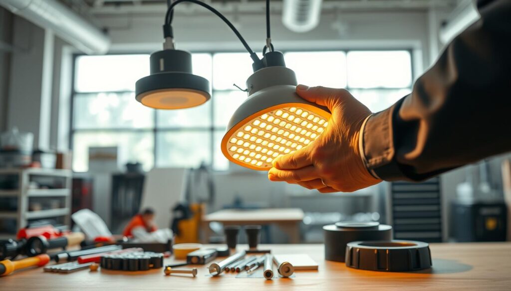 Manutenção de Luzes De LED