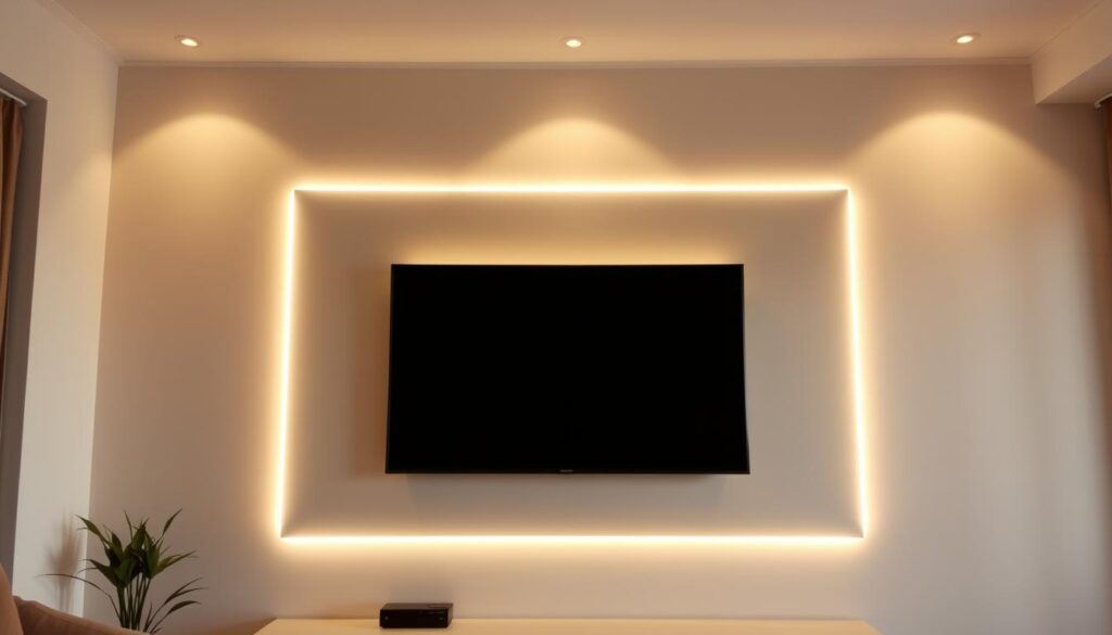 Instalação de Luzes De LED Atrás Da TV