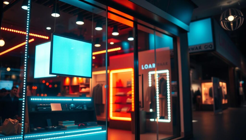 Luzes De LED Piscando em Projetos Comerciais