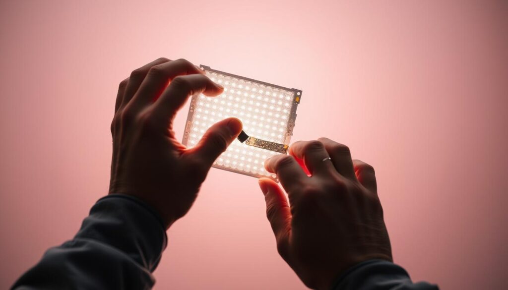 Manutenção das Luzes de LED Piscando