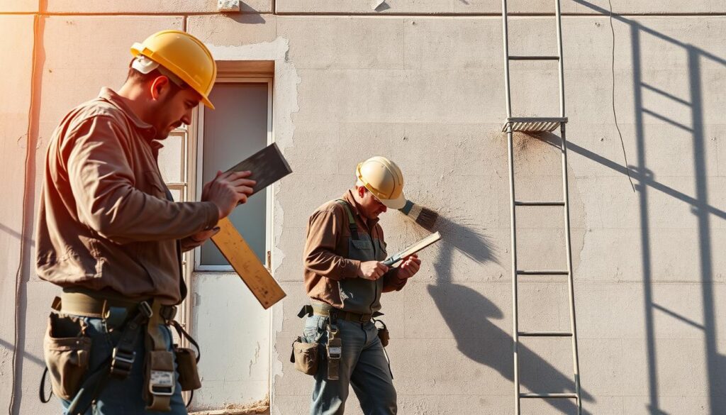 Preparação da Superfície da Fachada