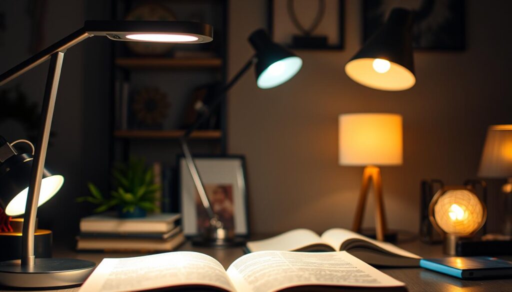 Tipos de Luzes de Leitura e Suas Funcionalidades