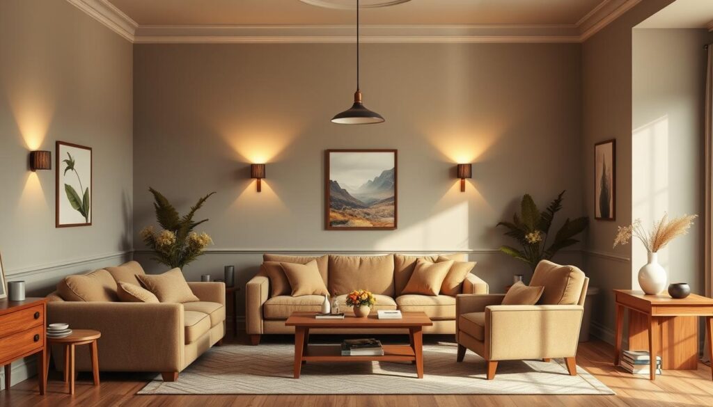 A relação entre móveis e cor das paredes