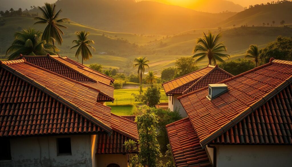 Inspiração de Telhados Rústicos em Projetos