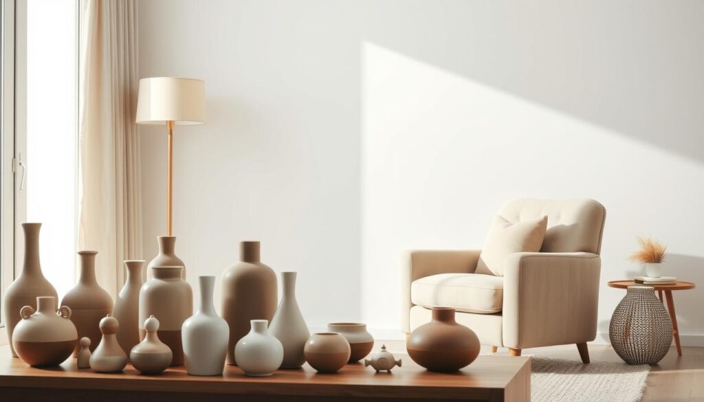 Usando acessórios para realçar tons neutros