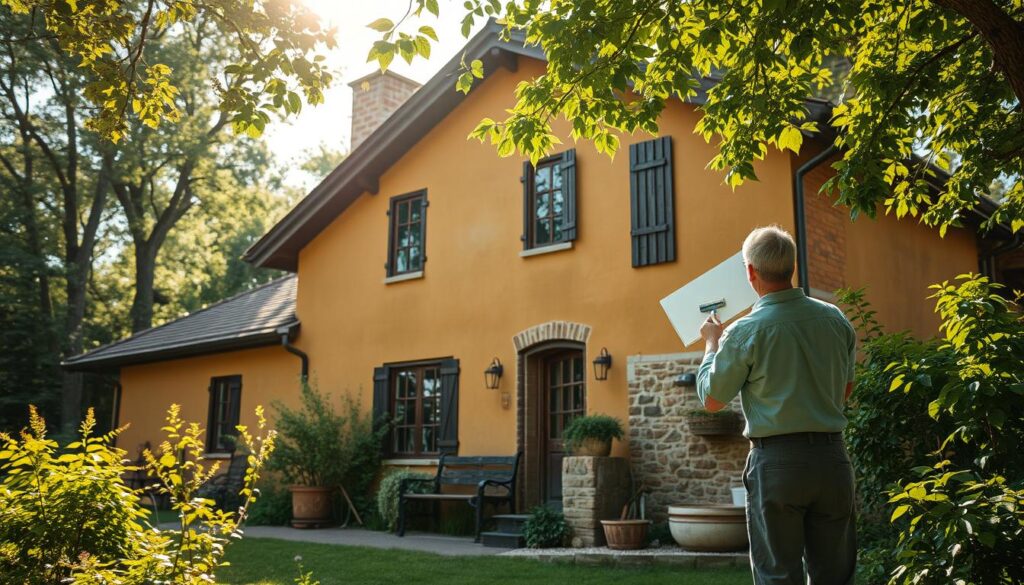 Aplicação das Tintas Ecológicas