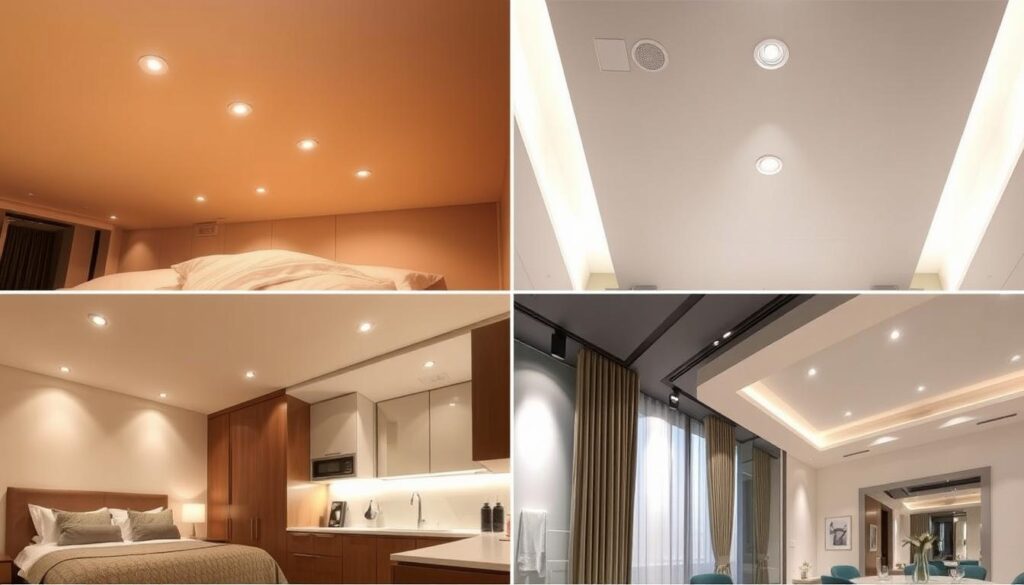 Iluminação Embutida em Ambientes Específicos