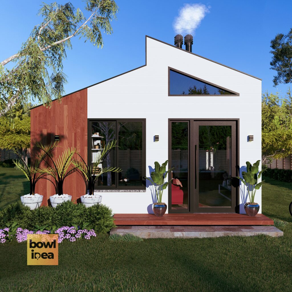 Casa pequena moderna