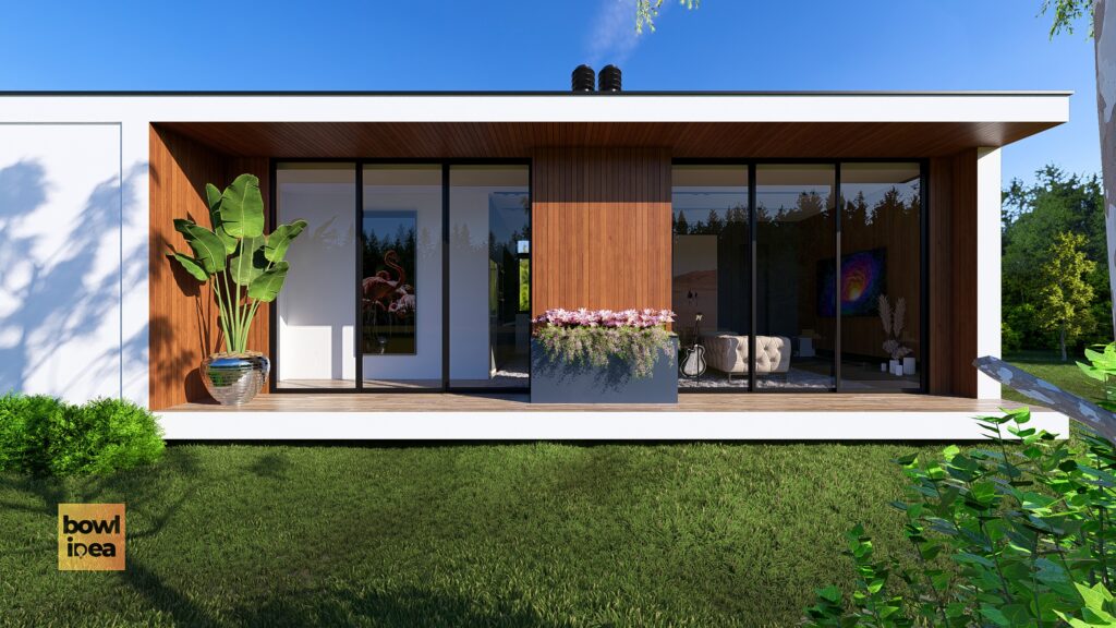 Renderização 3D de Casas