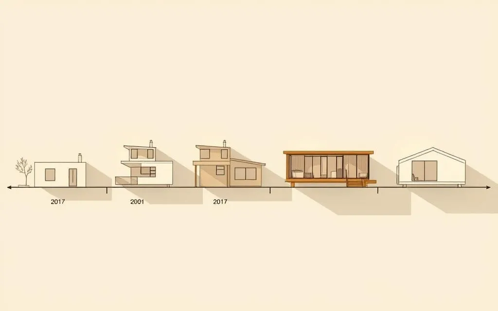 A História das Casas Modernas Pequenas