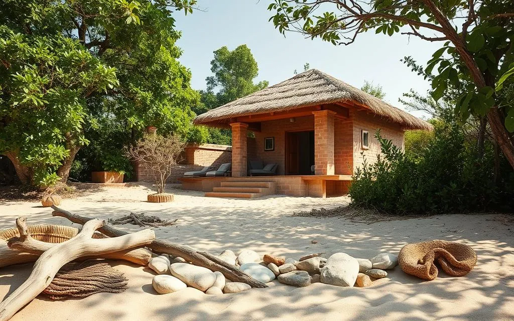 Casas de Praia Sustentáveis: Materiais Naturais e Sustentabilidade