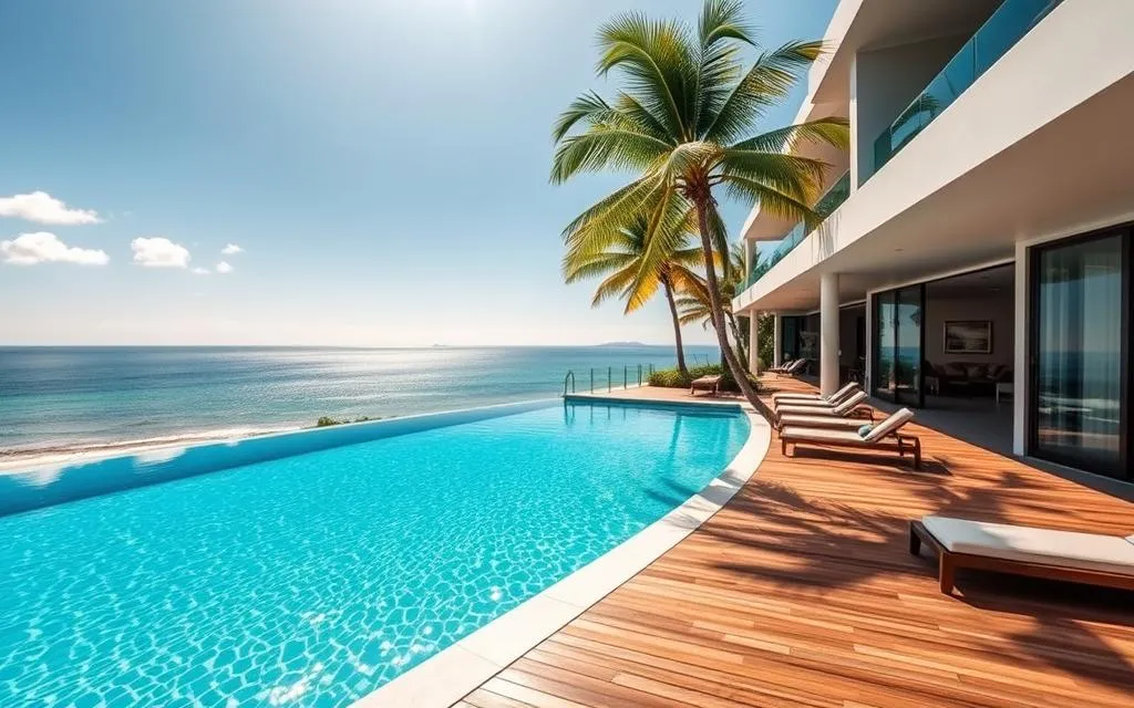 casas de praia com piscina
