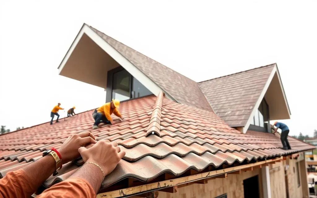 Casa Cuidados na Construção de Telhados Diferenciados