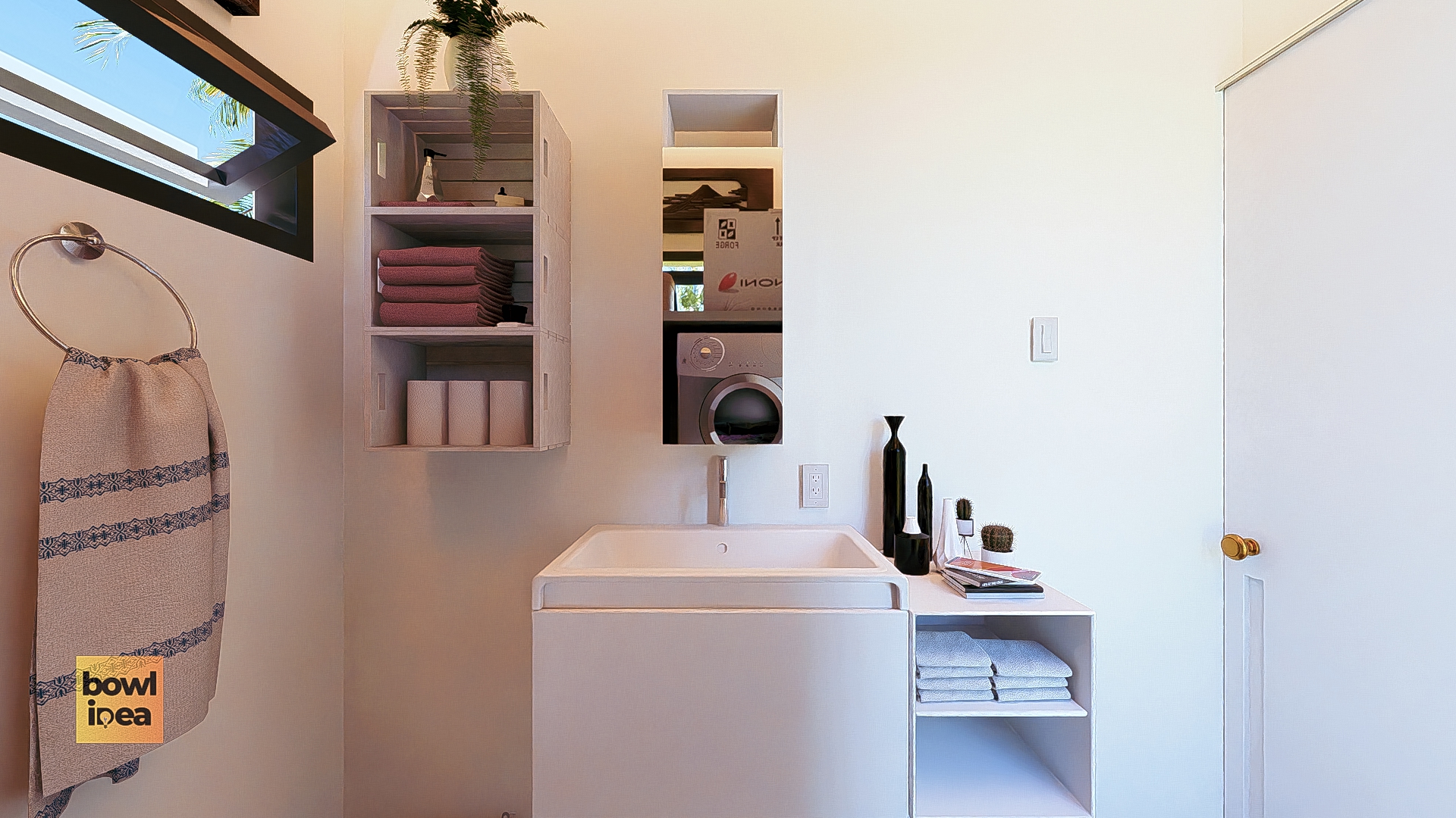 Casa pequena simples moderna bowl idea