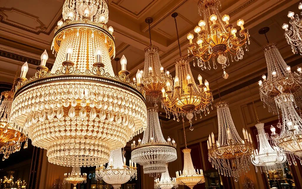 Principais estilos de lustres de luxo