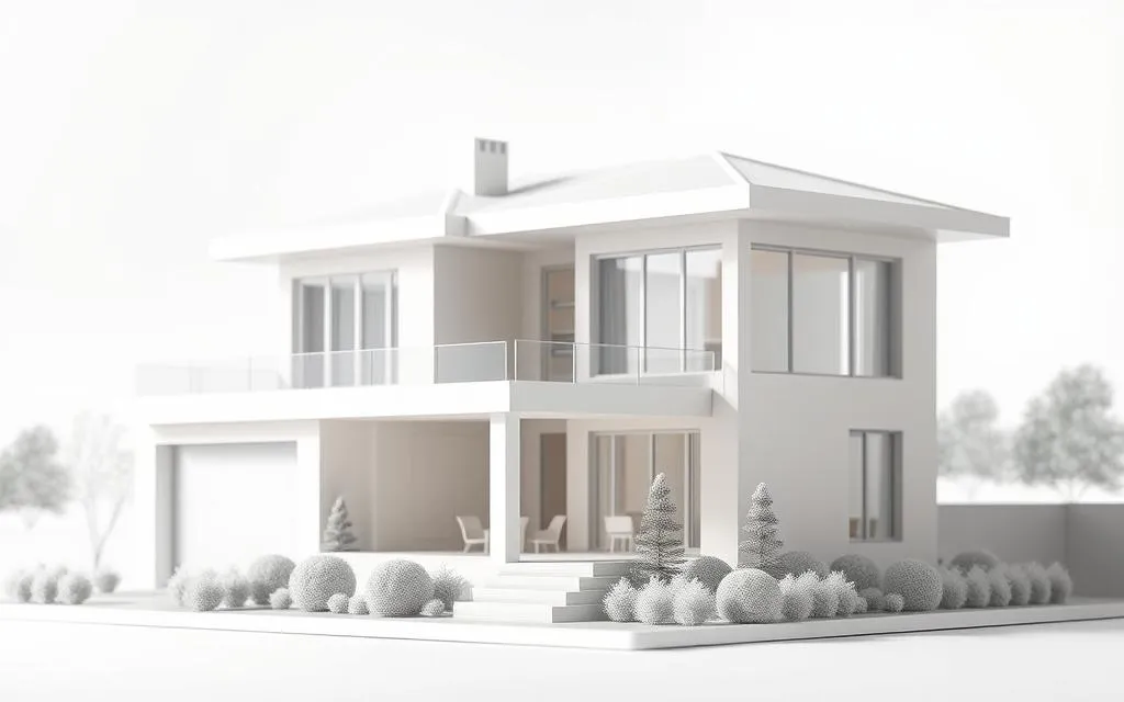 Modelagem 3D para Impressão de Maquetes de Casas