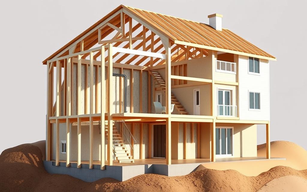 Estrutura da casa Estrutura da casa