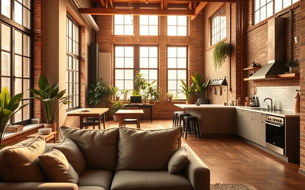 benefícios de morar em loft