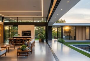 casa moderna ambientes integrados bowl idea