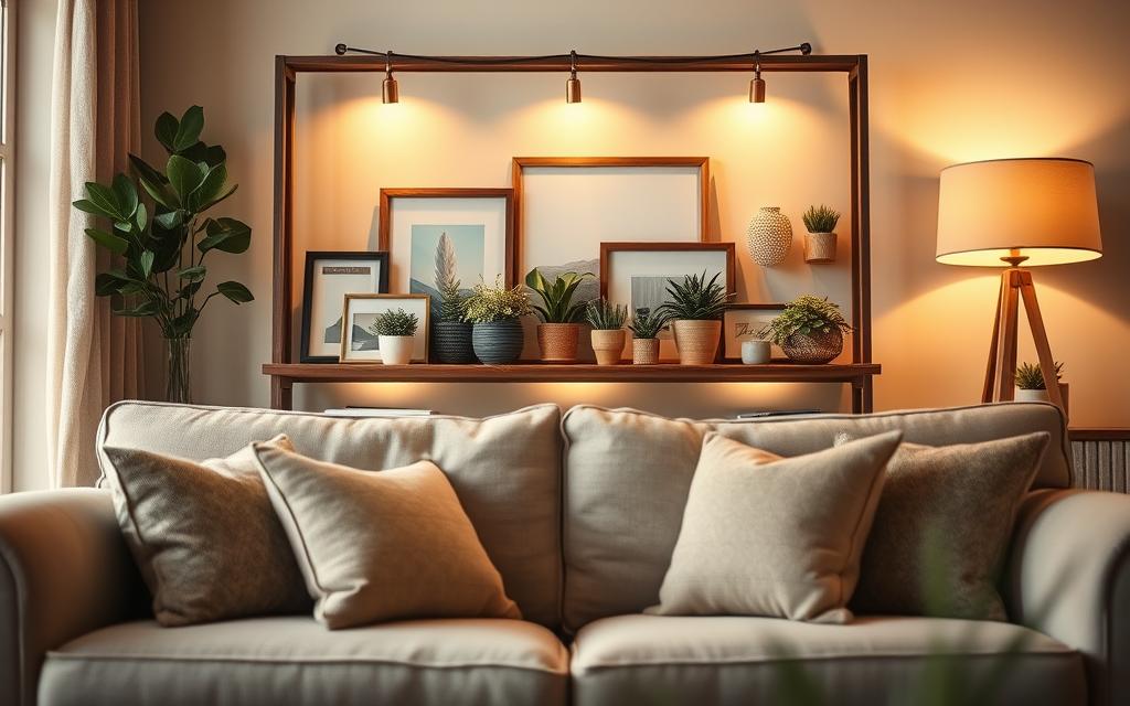 decoração atrás do sofá decoração atrás do sofá