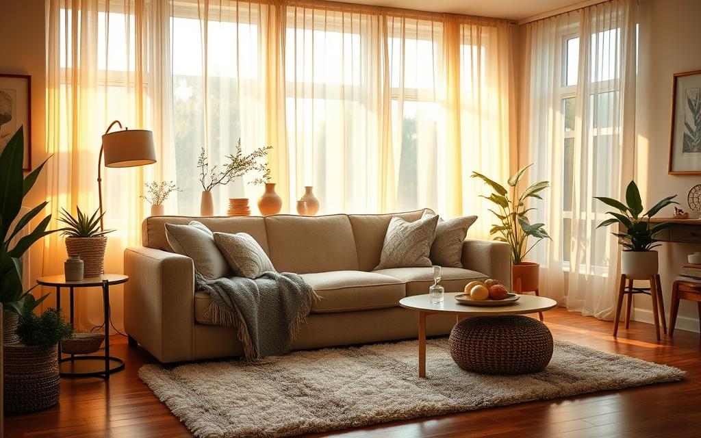 dicas de decoração de sala com sofá