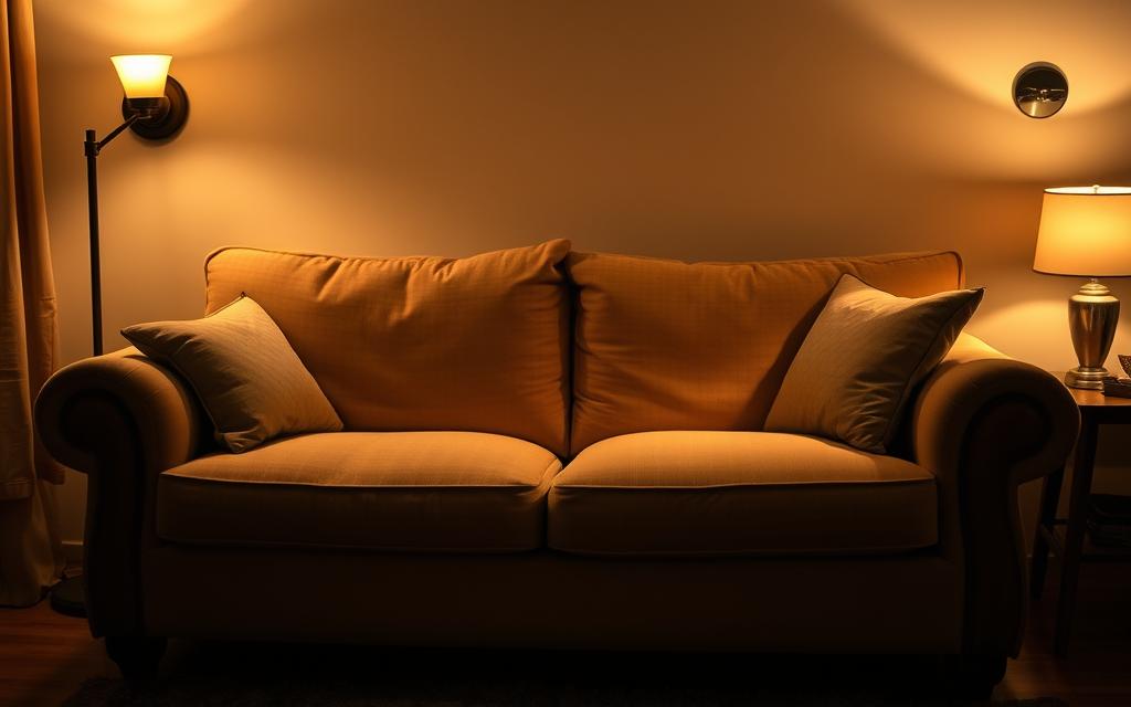 iluminação do sofá iluminação do sofá