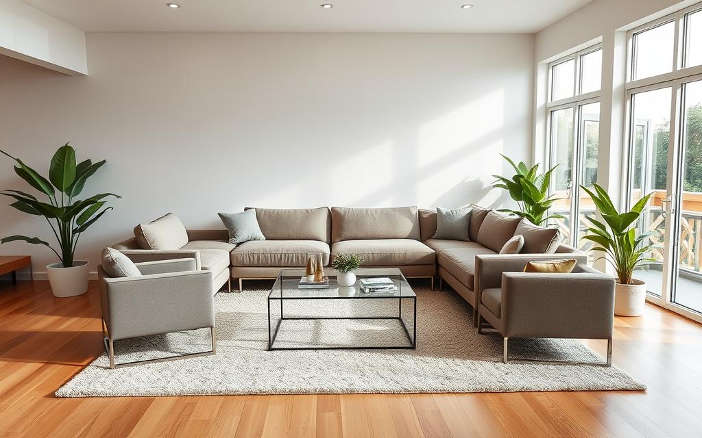 layout de sala de estar