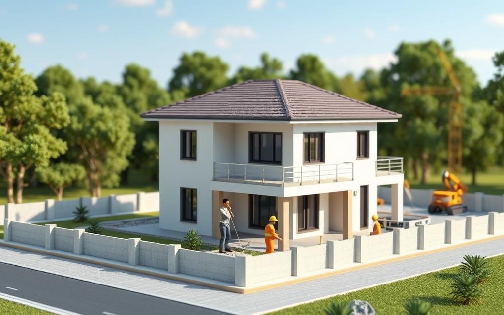 modelagem 3D em obras residenciais