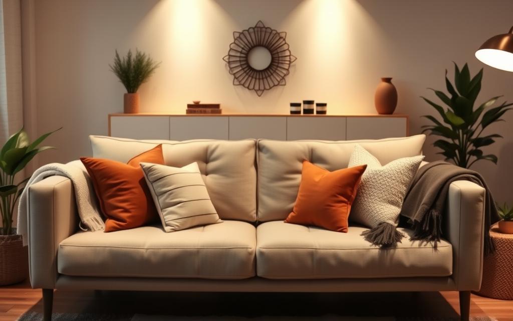 organização do sofá organização do sofá